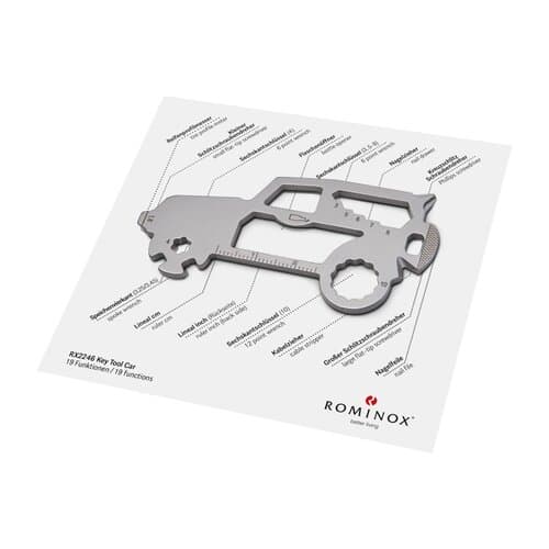 Geschenkartikel: ROMINOX® Key Tool / Multifunktionswerkzeug im Motiv-Mäppchen Werkzeug