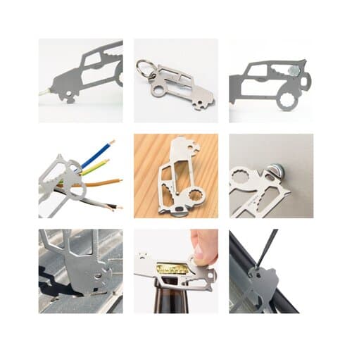 Geschenkartikel: ROMINOX® Key Tool / Multifunktionswerkzeug im Motiv-Mäppchen Werkzeug
