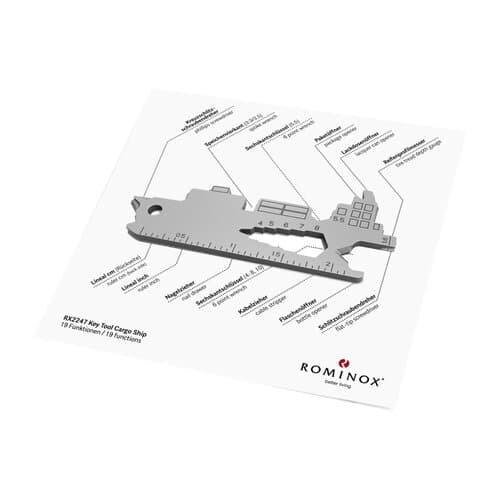 Geschenkartikel: ROMINOX® Key Tool / Multifunktionswerkzeug im Motiv-Mäppchen Werkzeug