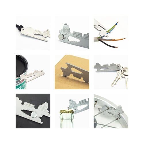 Geschenkartikel: ROMINOX® Key Tool / Multifunktionswerkzeug im Motiv-Mäppchen Werkzeug