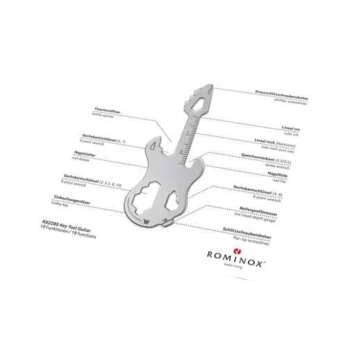 Geschenkartikel: ROMINOX® Key Tool / Multifunktionswerkzeug im Motiv-Mäppchen Werkzeug