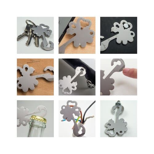 Geschenkartikel: ROMINOX® Key Tool / Multifunktionswerkzeug im Motiv-Mäppchen Werkzeug