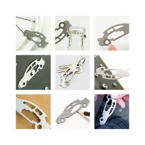 Geschenkartikel: ROMINOX® Key Tool / Multifunktionswerkzeug im Motiv-Mäppchen Werkzeug
