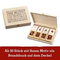 4 Weihnachts-Snacks in der Birkenholzbox