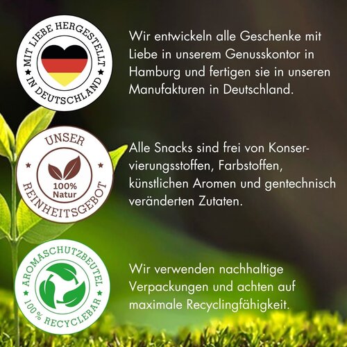 Cranberries und Edelnüsse in der Faltschachtel