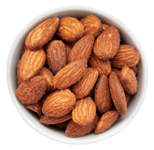 Ofengeröstete Salzmandeln mit leichter Rauchnote in der Faltschachtel