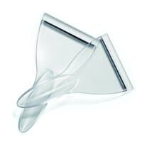 transparent / schwarz