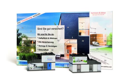 Adventskalender "Haus", individuell