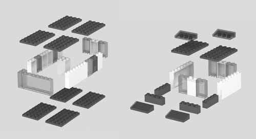 Bausatz in Geschenkverpackung "Haus"