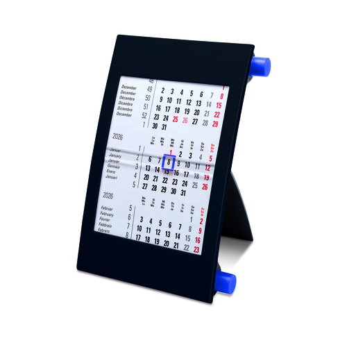 Tischdrehkalender Classic 2, 6-sprachig