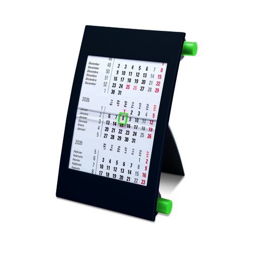 Tischdrehkalender Classic 2, 6-sprachig