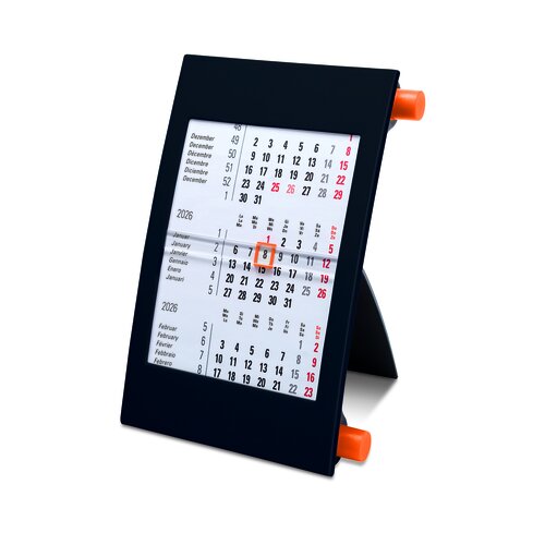 Tischdrehkalender Classic 2, 6-sprachig
