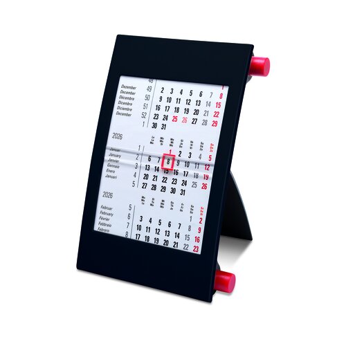 Tischdrehkalender Classic 2, 6-sprachig