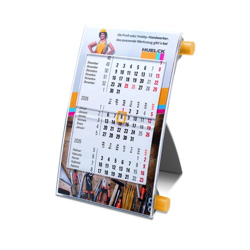Tischkalender Vision, 6-sprachig