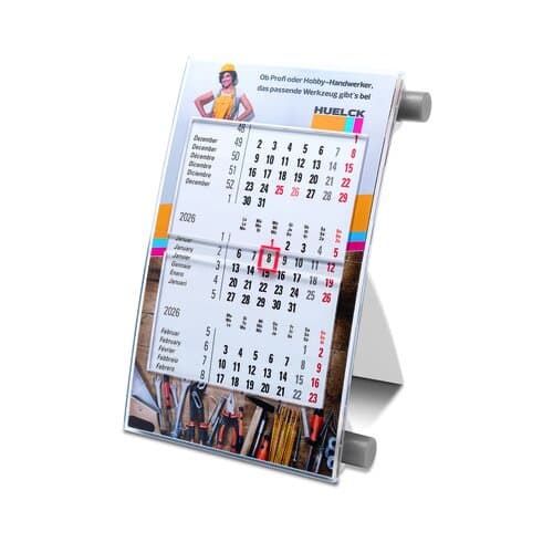 Tischkalender Vision, 6-sprachig