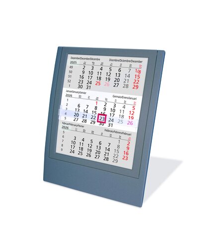 Tischkalender Elegance, 6-sprachig