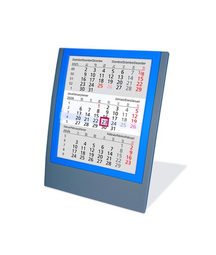 Tischkalender Elegance, 6-sprachig