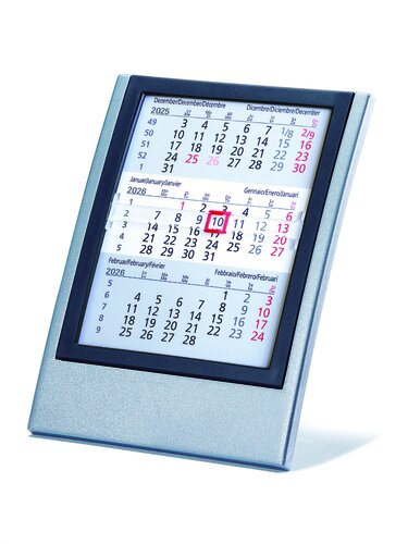 Tischkalender Elegance, 6-sprachig