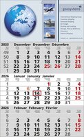 Papierwandkalender Standard 2
