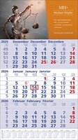 Papierwandkalender Standard 1 plus