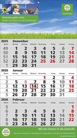 Papierwandkalender Standard 2 plus