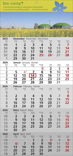 Papierwandkalender Standard 5