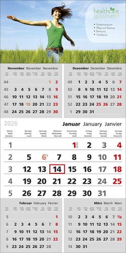 Papierwandkalender Top Five