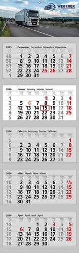 Papierwandkalender Clever 5