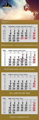 Papierwandkalender Basic 4