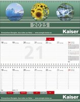 Tischquerkalender Businessplus Register