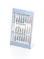Aufstellkalender Edelstahl 1 Jahr