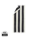 VINGA Valmer Strandtuch 450gr/m² in schwarz /  beige