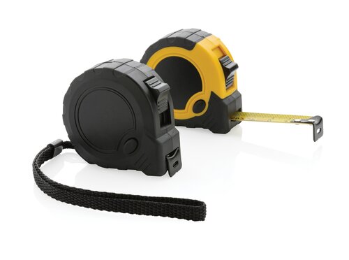 3m/16mm Maßband mit Stop-Taste aus RCS recycelt. Kunststoff