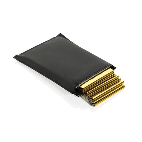 Solra-Rettungsdecke in RCS-Tasche aus recyceltem RPET