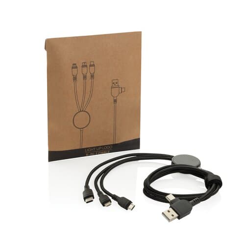 Light-Up Logo 6-in-1 Kabel