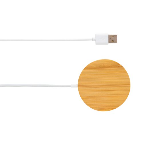 10W Bambus magnetischer Wireless Charger