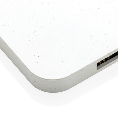 10W Wireless Charger aus RSC recycl. Kunststoff mit Dual-USB