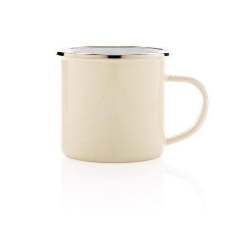 Vintage Emaille Becher
