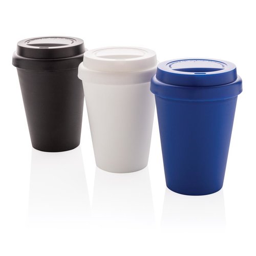 Wiederverwendbarer doppelwandiger Kaffeebecher 300ml