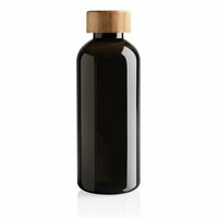 RCS rPET Flasche mit BambusDeckel