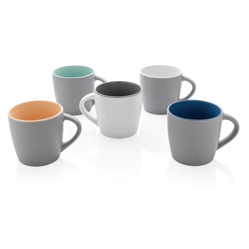 Keramiktasse innen coloriert, 300ml