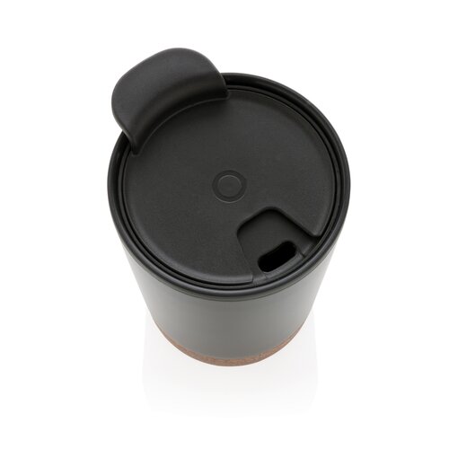 GRS rPP Edelstahl-Kaffeebecher mit Kork