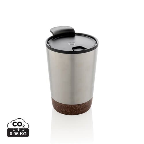 RCS recycelter Edelstahl-Kaffeebecher mit Kork