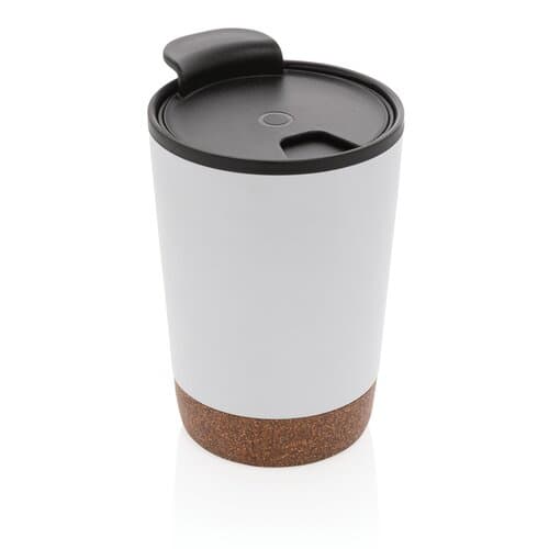RCS recycelter Edelstahl-Kaffeebecher mit Kork