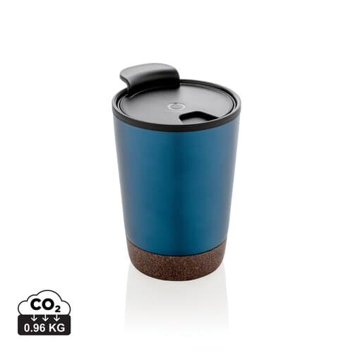 RCS recycelter Edelstahl-Kaffeebecher mit Kork