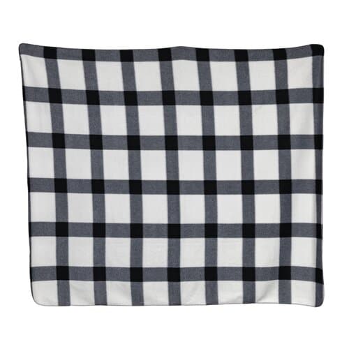 Weiche karierte Fleece-Decke