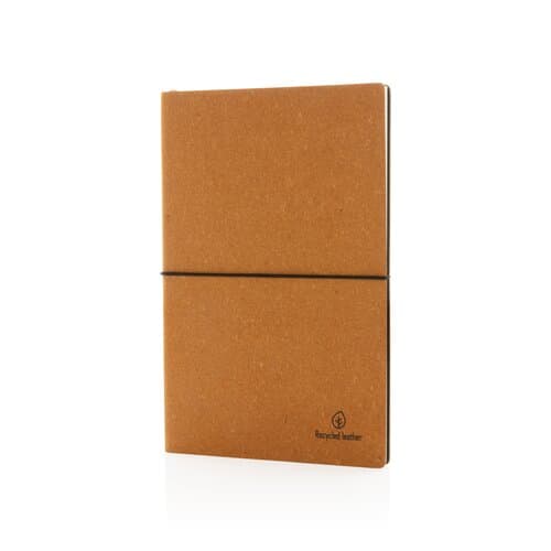 A5 Notizbuch aus GRS recyceltem Leder