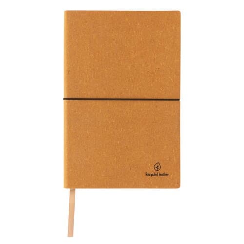 A5 Notizbuch aus GRS recyceltem Leder
