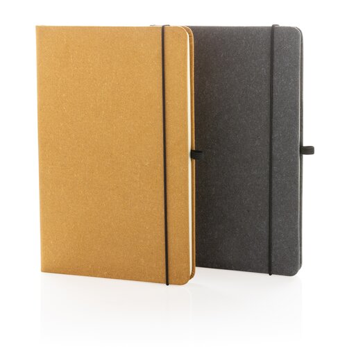 A5 Hardcover Notizbuch aus GRS recyceltem PU