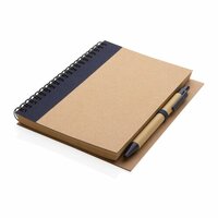 Kraft SpiralNotizbuch mit Stift
